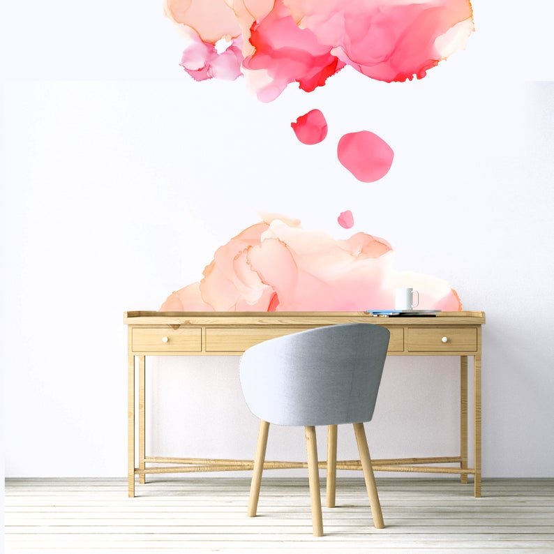 Abstract Alcohol Ink Removable Wall Decal - Picture Perfect Decals