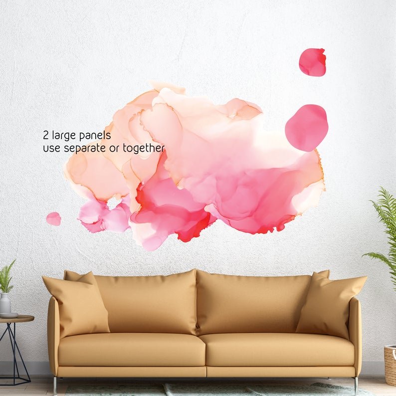 Abstract Alcohol Ink Removable Wall Decal - Picture Perfect Decals