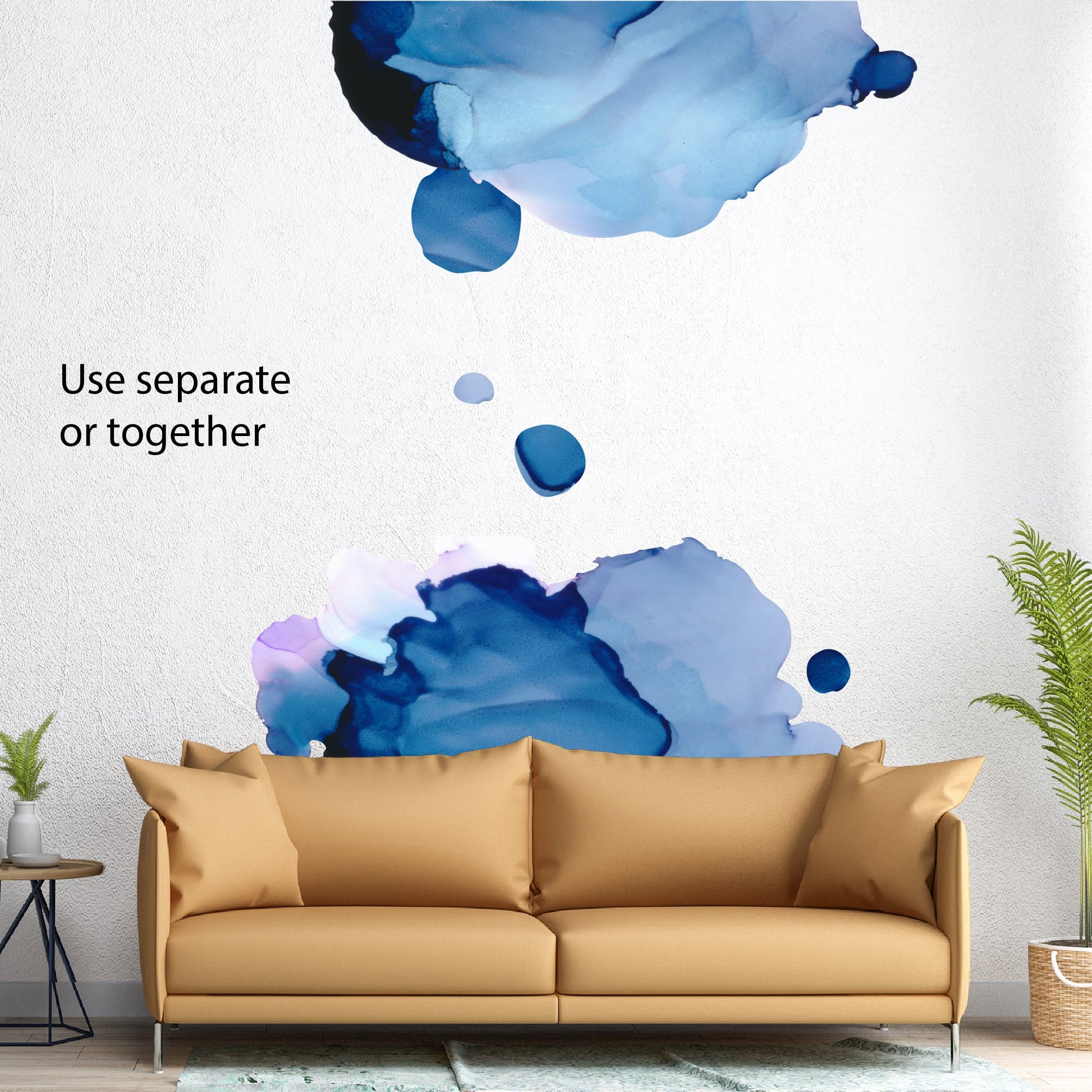 Abstract Watercolor Ink Removable Wall Decal - Picture Perfect Decals