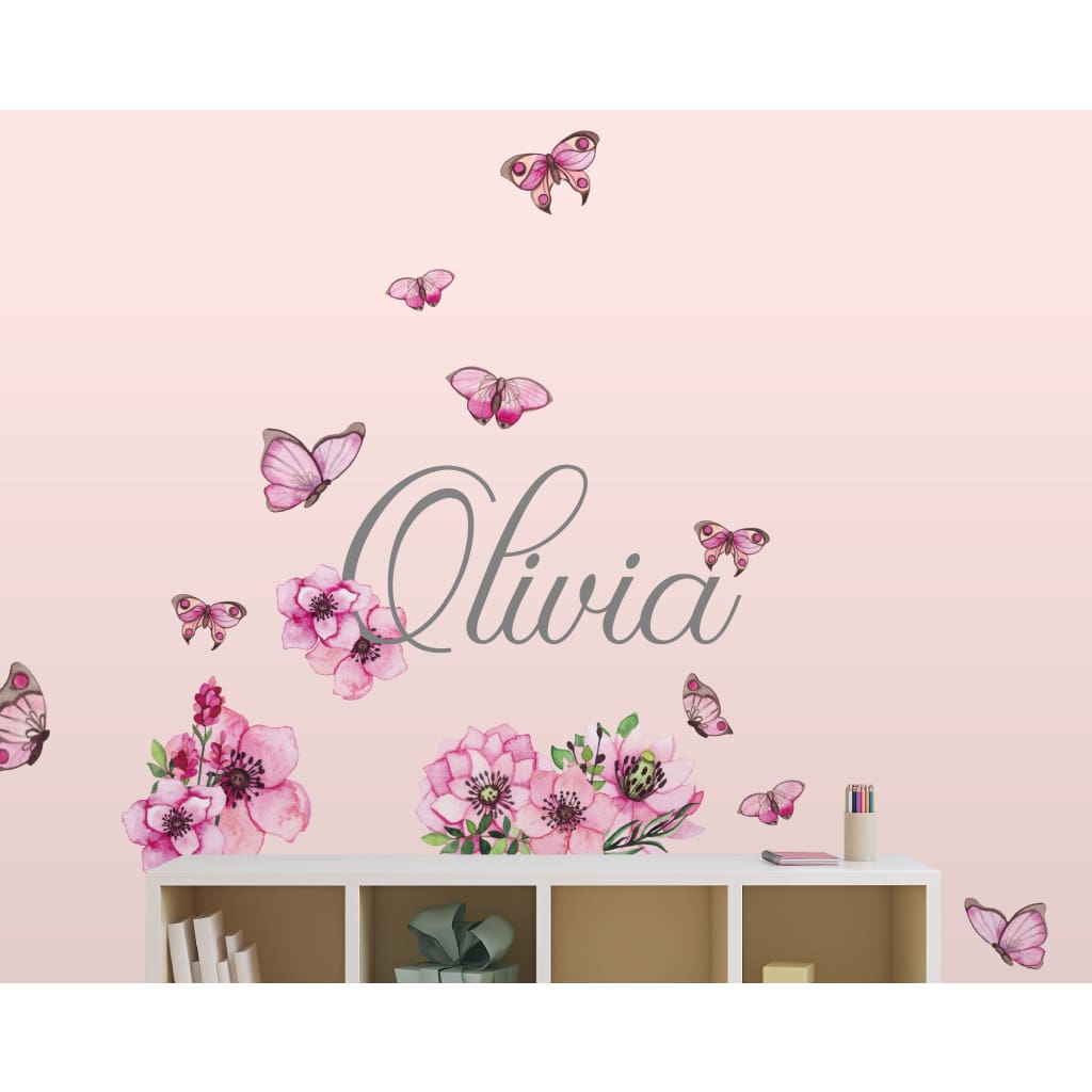 Butterfly Nursery Decor Wallpaper Stickers - Picture Perfect Decals