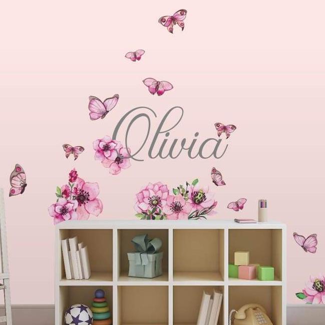 Butterfly Nursery Decor Wallpaper Stickers - Picture Perfect Decals