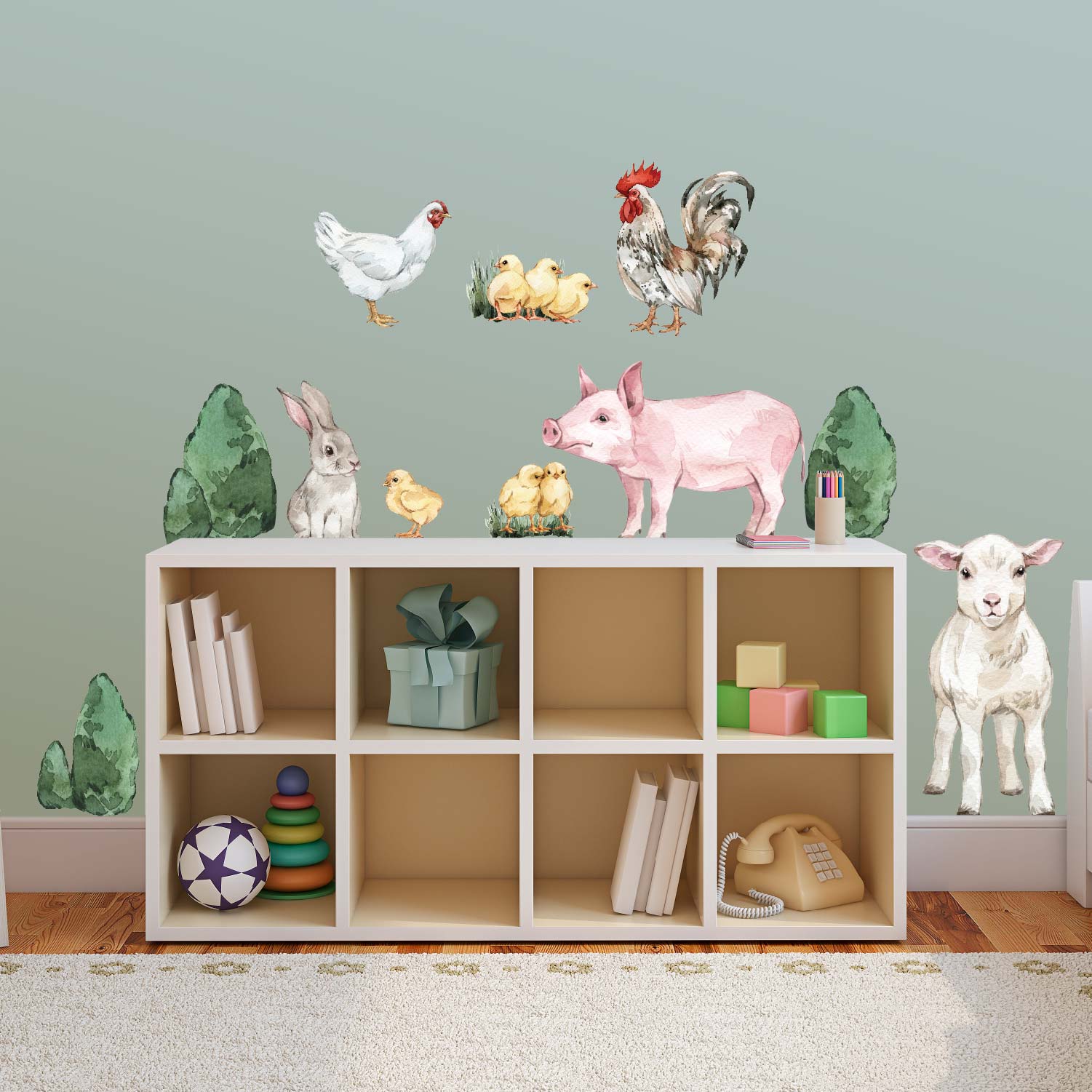 Farm Animal Wall Decals - Picture Perfect Decals