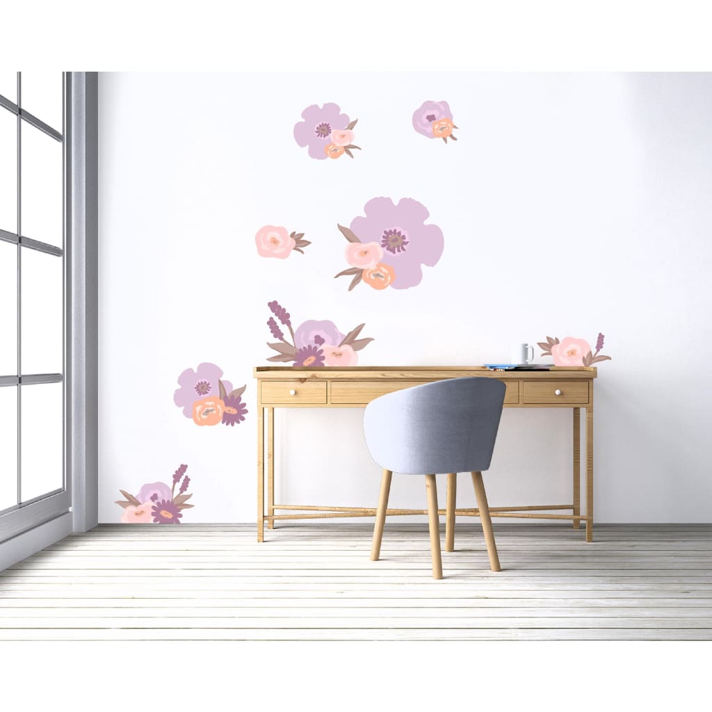 Spring Flowers Wall Decals | Blush Blossoms - Picture Perfect Decals