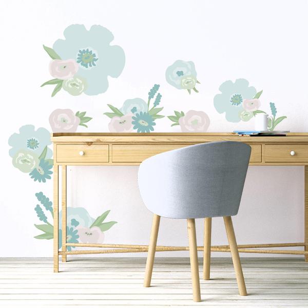 Spring Flowers Wall Decals | Vintage Lilac - Picture Perfect Decals