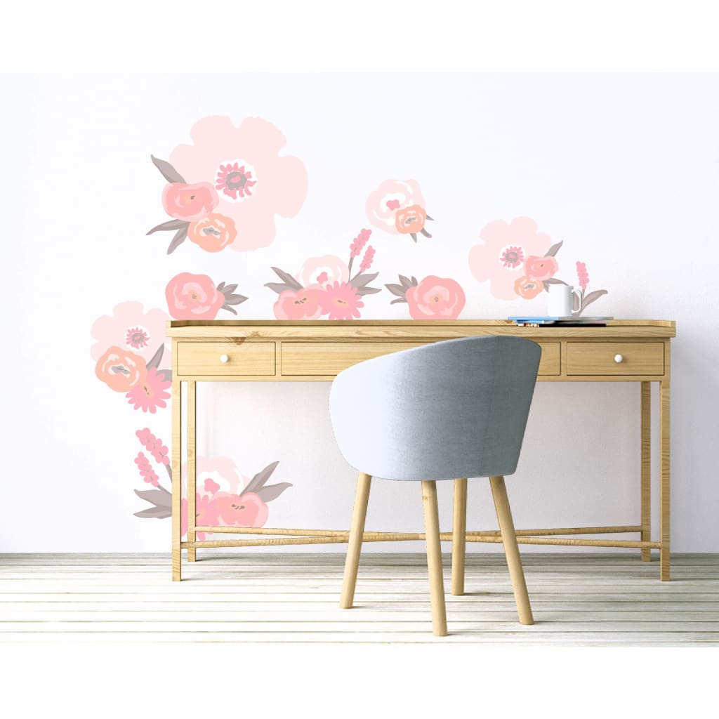 Spring Flowers Wall Decals | Yellow Blooms - Picture Perfect Decals