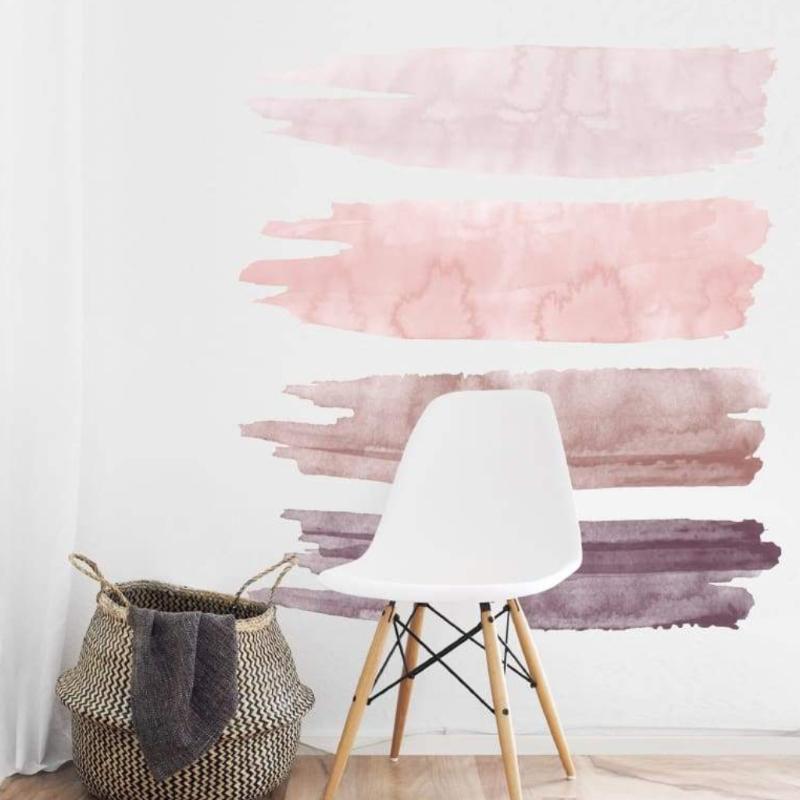 Watercolor Strokes Wall Decals | Desert - Picture Perfect Decals